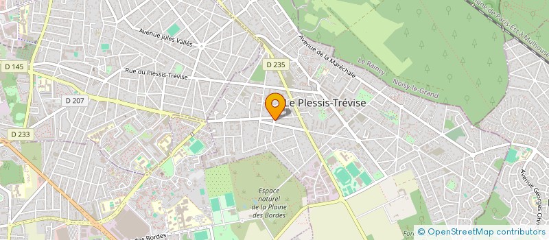 localisation de l'entreprise MONSIEUR ALEXANDRE FILIPE  LE PLESSIS-TREVISE