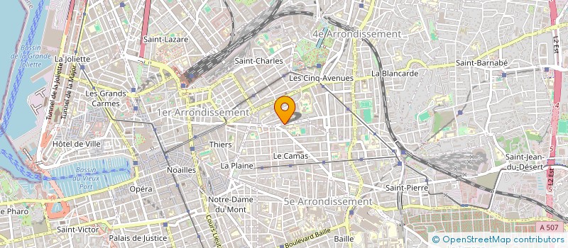 localisation de l'entreprise MONSIEUR ALEXANDRE FILIPPONI à MARSEILLE