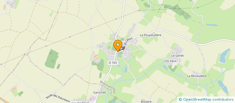 localisation de l'entreprise MONSIEUR ALEXANDRE FILLATRE  BEAUSSAIS-VITRE