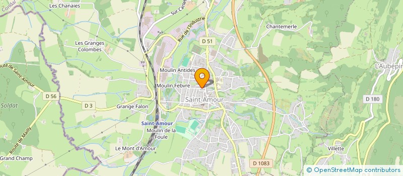 localisation de l'entreprise MONSIEUR ALEXANDRE FINE  SAINT-AMOUR