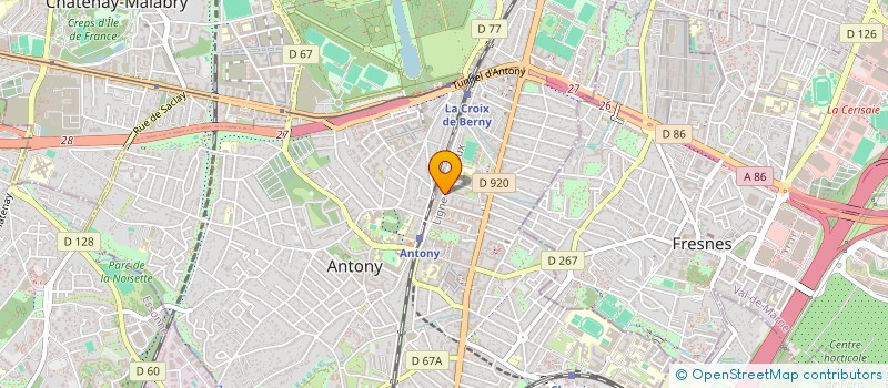 localisation de l'entreprise MONSIEUR ALEXANDRE FINKINE à ANTONY