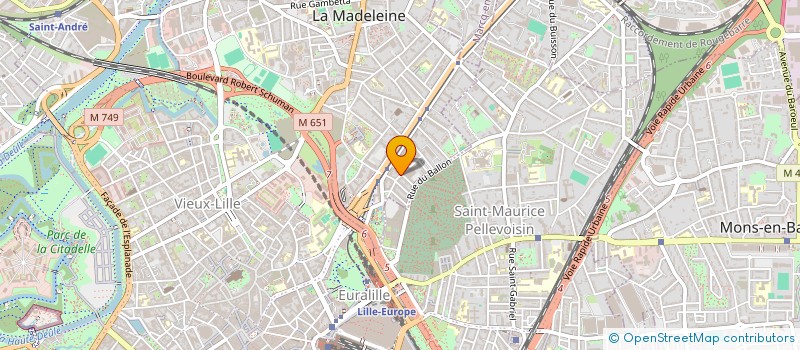 localisation de l'entreprise MONSIEUR ALEXANDRE FIQUOY à LA MADELEINE