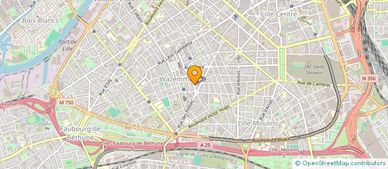 localisation de l'entreprise MONSIEUR ALEXANDRE FLAMAND à LILLE