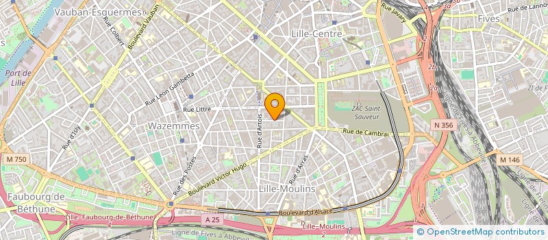 localisation de l'entreprise MONSIEUR ALEXANDRE FLAMENT à LILLE