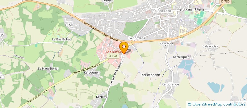 localisation de l'entreprise MONSIEUR ALEXANDRE FLEURIAU  SARZEAU