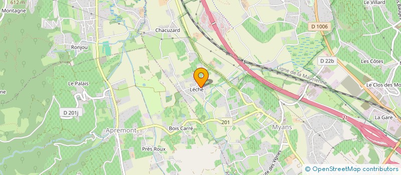 localisation de l'entreprise MONSIEUR ALEXANDRE FLORET  MYANS