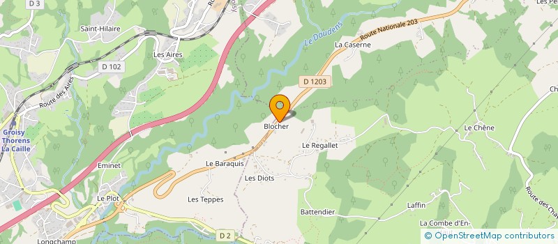 localisation de l'entreprise MONSIEUR ALEXANDRE FLOUQUET  FILLIERE