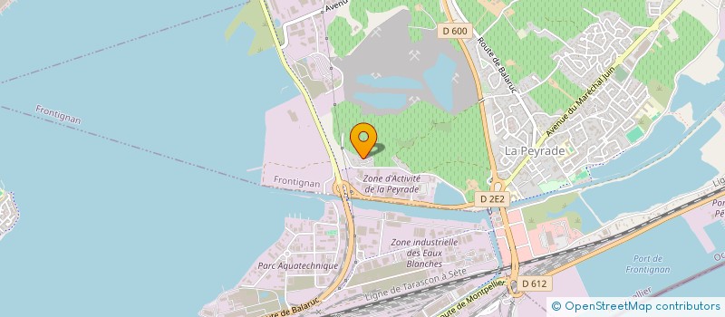 localisation de l'entreprise MONSIEUR ALEXANDRE FLURY à FRONTIGNAN