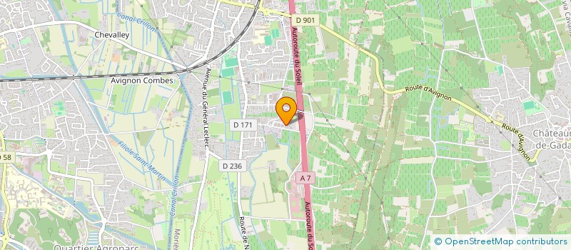 localisation de l'entreprise MONSIEUR ALEXANDRE FONT  MORIERES-LES-AVIGNON