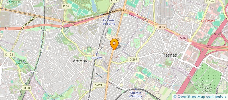 localisation de l'entreprise MONSIEUR ALEXANDRE FONTAINE à ANTONY