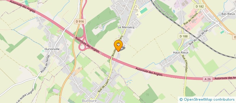 localisation de l'entreprise MONSIEUR ALEXANDRE FONTAINE à LILLERS