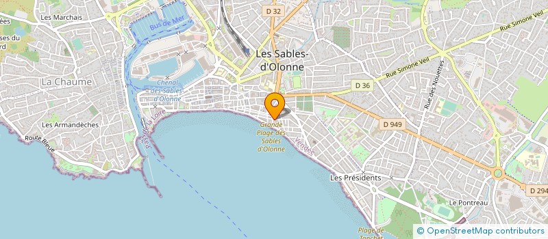localisation de l'entreprise MONSIEUR ALEXANDRE FONTELLE à LES SABLES D'OLONNE