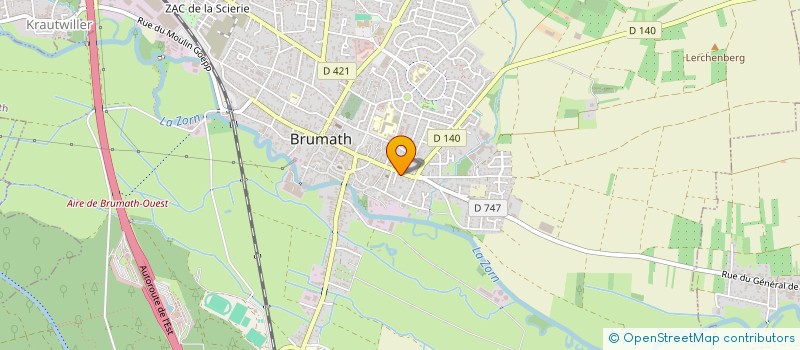 localisation de l'entreprise MONSIEUR ALEXANDRE FONTENAY  BRUMATH