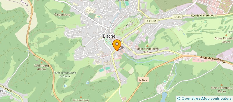 localisation de l'entreprise MONSIEUR ALEXANDRE FORATIER  BITCHE