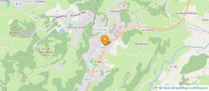 localisation de l'entreprise MONSIEUR ALEXANDRE FORESTIER  MENET