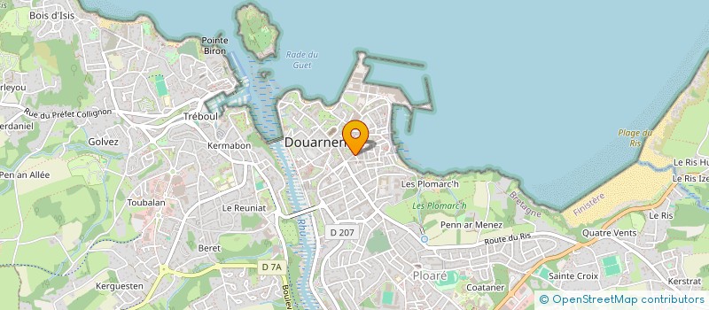 localisation de l'entreprise MONSIEUR ALEXANDRE FORGE à DOUARNENEZ
