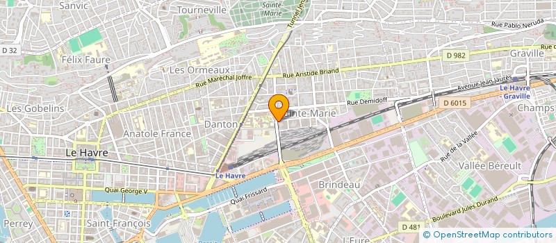 localisation de l'entreprise MONSIEUR ALEXANDRE FORGET à LE HAVRE