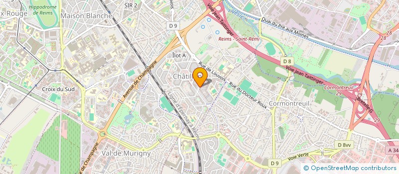 localisation de l'entreprise MONSIEUR ALEXANDRE FORILLIERE  REIMS