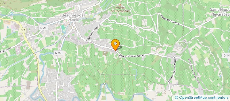 localisation de l'entreprise MONSIEUR ALEXANDRE FORTERRE  BEAUMES-DE-VENISE