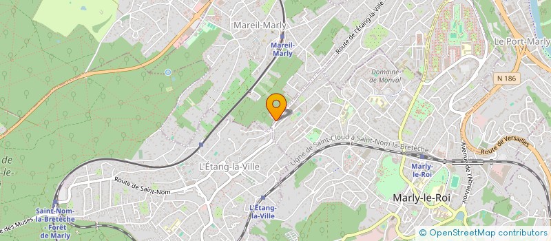 localisation de l'entreprise MONSIEUR ALEXANDRE FOSKETT  MAREIL-MARLY