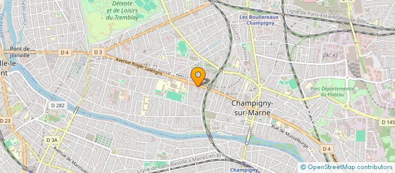 localisation de l'entreprise MONSIEUR ALEXANDRE FOSSE  CHAMPIGNY-SUR-MARNE