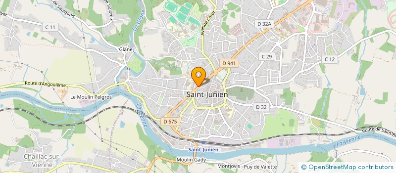 localisation de l'entreprise MONSIEUR ALEXANDRE FOUCHIER  SAINT-JUNIEN