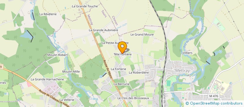 localisation de l'entreprise MONSIEUR ALEXANDRE FOUGERAY  METTRAY