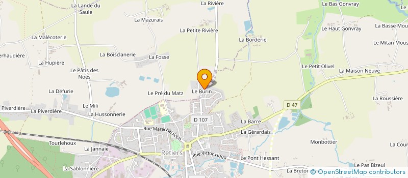 localisation de l'entreprise MONSIEUR ALEXANDRE FOUIN  LE THEIL-DE-BRETAGNE