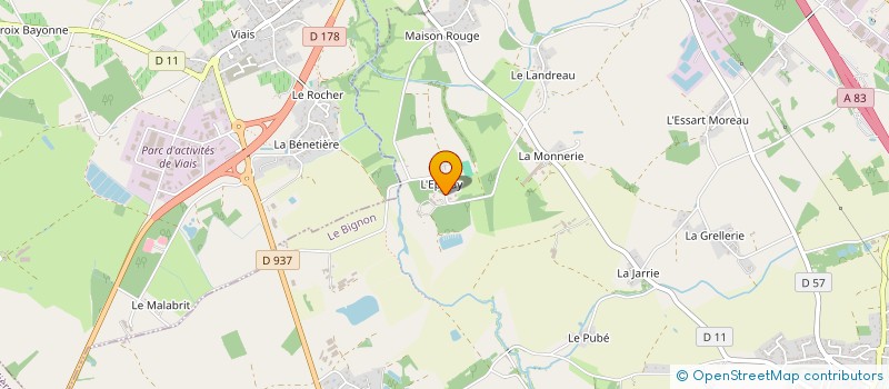 localisation de l'entreprise MONSIEUR ALEXANDRE FOUQUET à LA ROCHE-SUR-YON