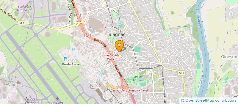 localisation de l'entreprise MONSIEUR ALEXANDRE FOURCADE RIOU  BLAGNAC