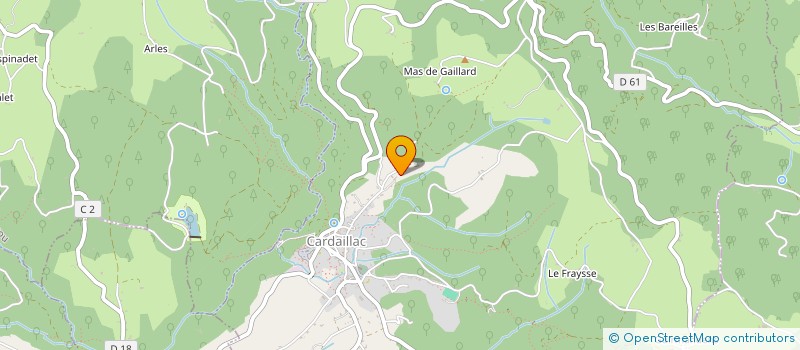 localisation de l'entreprise MONSIEUR ALEXANDRE FOURCAT  CARDAILLAC