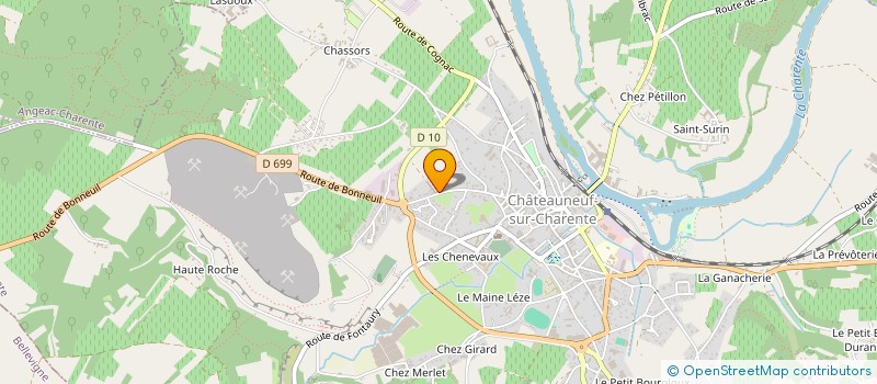localisation de l'entreprise MONSIEUR ALEXANDRE FOURMACHAT à CHATEAUNEUF-SUR-CHARENTE