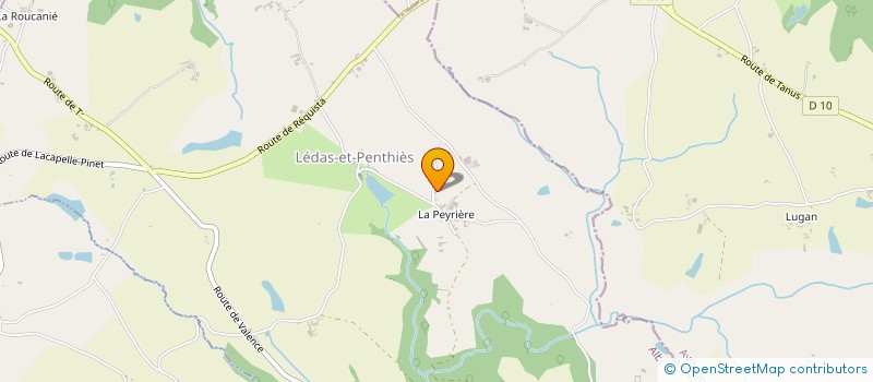 localisation de l'entreprise MONSIEUR ALEXANDRE FOURNIE  LEDAS-ET-PENTHIES