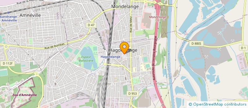 localisation de l'entreprise MONSIEUR ALEXANDRE FOUS  HAGONDANGE