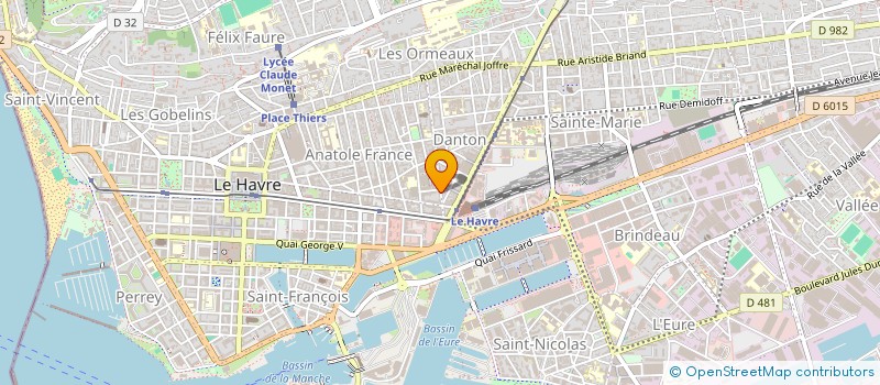 localisation de l'entreprise MONSIEUR ALEXANDRE FRADAGRADA  LE HAVRE