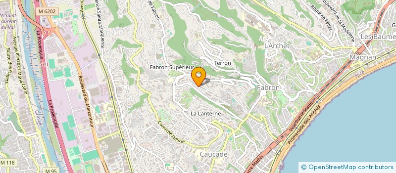 localisation de l'entreprise MONSIEUR ALEXANDRE FRANCESCHINI  SAINT-LAURENT-DU-VAR