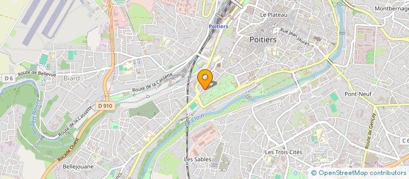 localisation de l'entreprise MONSIEUR ALEXANDRE FRANGUIADAKIS à POITIERS