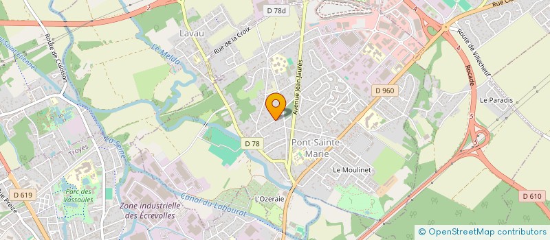 localisation de l'entreprise MONSIEUR ALEXANDRE FRANJOUX  PONT-SAINTE-MARIE