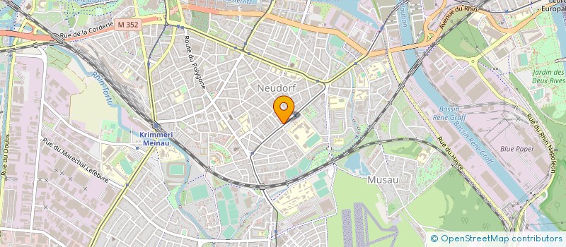 localisation de l'entreprise MONSIEUR ALEXANDRE FRANKE  STRASBOURG