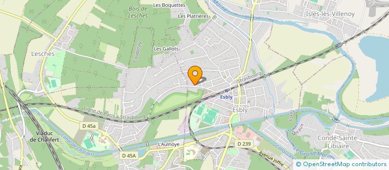localisation de l'entreprise MONSIEUR ALEXANDRE FRAWEEL à ESBLY