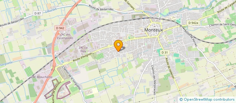 localisation de l'entreprise MONSIEUR ALEXANDRE FRAZZITTA à MONTEUX