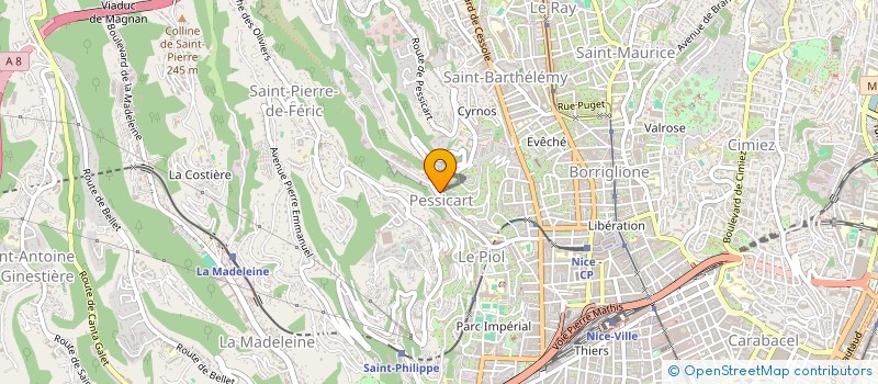 localisation de l'entreprise MONSIEUR ALEXANDRE FREHAUT  NICE