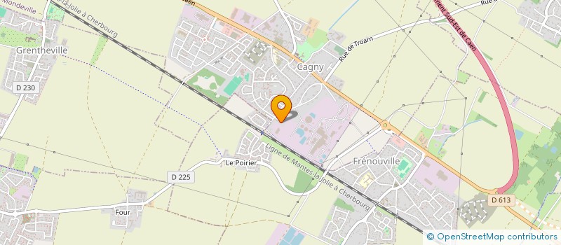 localisation de l'entreprise MONSIEUR ALEXANDRE FREIXIAL  CAGNY