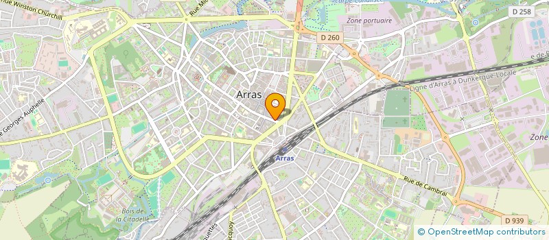 localisation de l'entreprise MONSIEUR ALEXANDRE FREVILLE à ARRAS