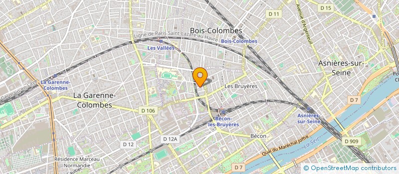 localisation de l'entreprise MONSIEUR ALEXANDRE FRICAN à BOIS-COLOMBES