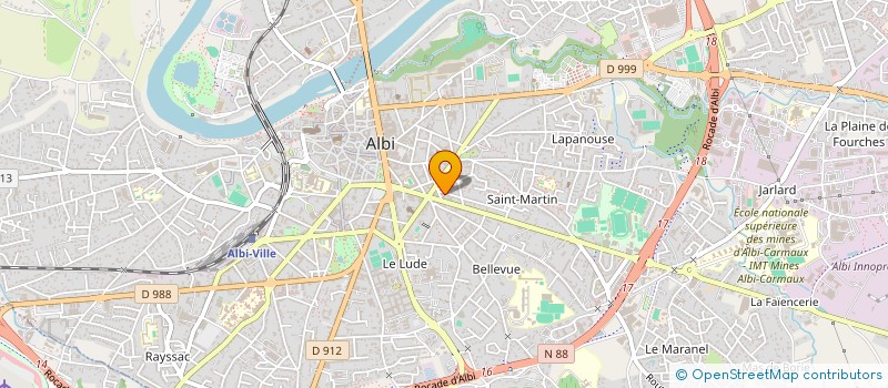 localisation de l'entreprise MONSIEUR ALEXANDRE FRIEUZET à ALBI