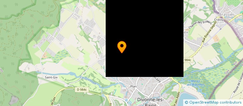 localisation de l'entreprise MONSIEUR ALEXANDRE FRIGOUT à DIVONNE-LES-BAINS