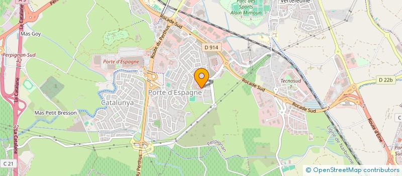 localisation de l'entreprise MONSIEUR ALEXANDRE FRILLAY  PERPIGNAN