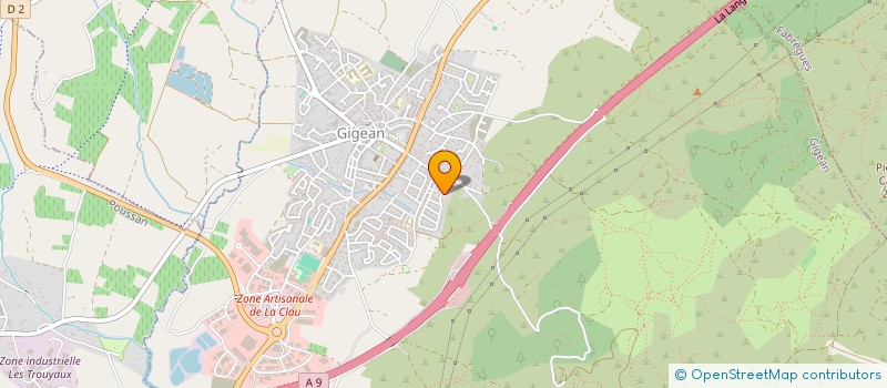 localisation de l'entreprise MONSIEUR ALEXANDRE FRITSCH  GIGEAN