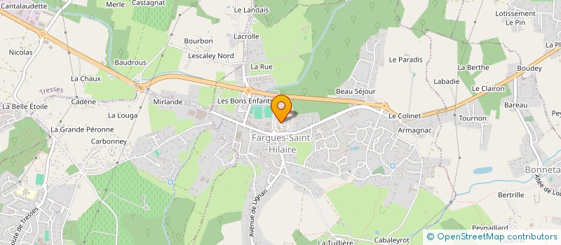 localisation de l'entreprise MONSIEUR ALEXANDRE FROMENTIN  FARGUES-SAINT-HILAIRE